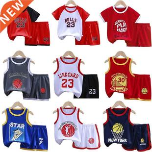 Boys Sports Basketball Clothes Suit Summer Children's Fashio