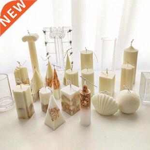 Merry Christmas  Silicone Candle Mold 3D Mold Columnar