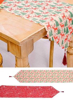 Christmas Table Covers Winter Home Table Decorations