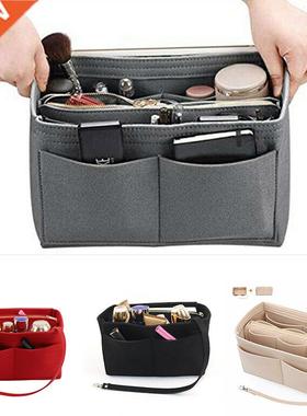 Brand Make up Organizer Felt Insert Bag For Handbag Travel I