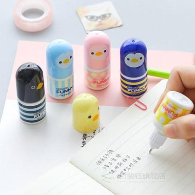 Cartoon Correction Fluid Corrector Tape Fluid Kawaii Tool C