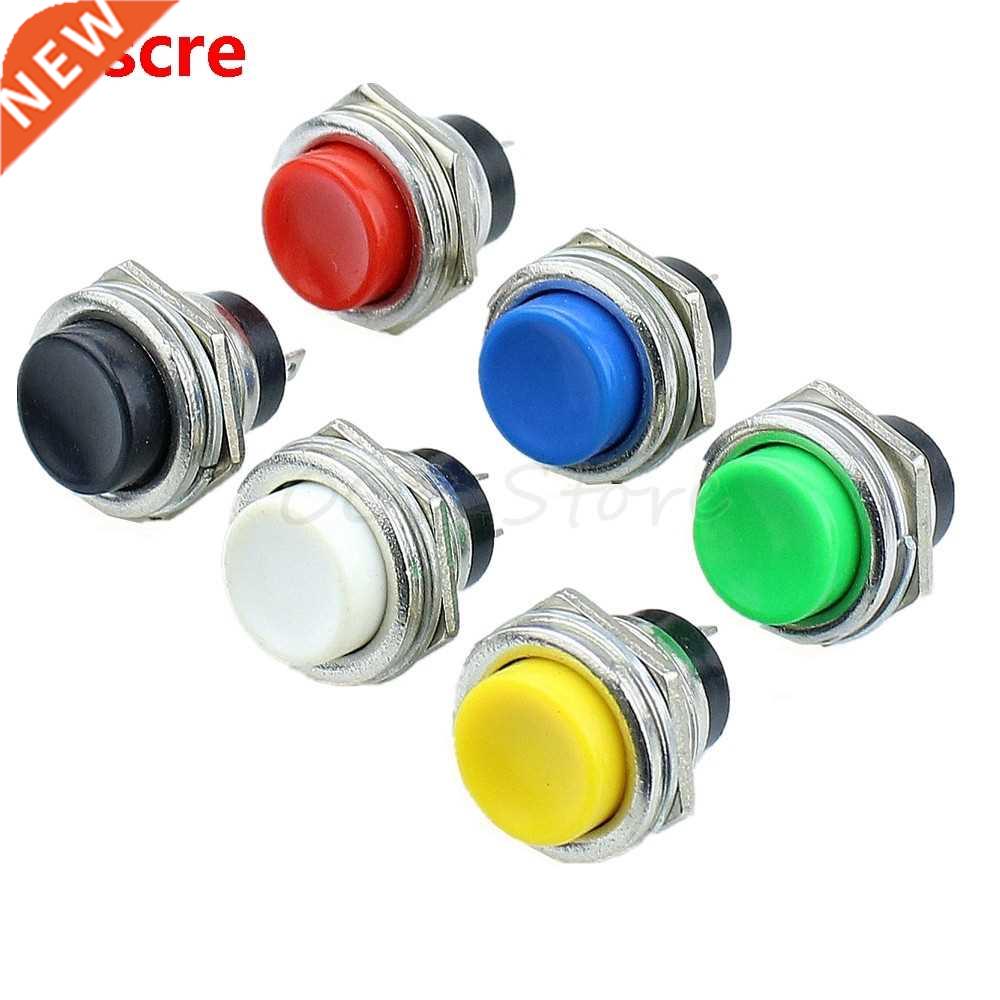 Round push button, self reset point, power switch, 16MM, no