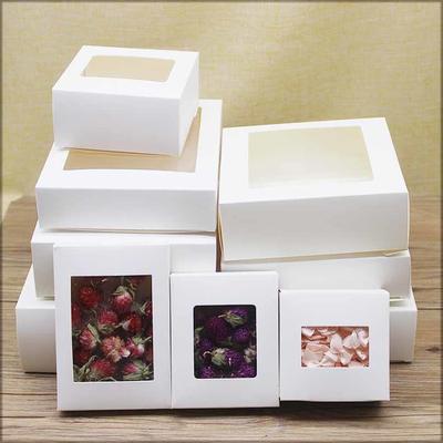 10pc Mulit size window box jewelry packing box white big gif