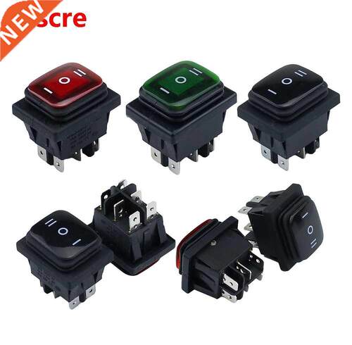 KCD4 Heavy Duty 16A 250VAC Waterproof Rocker Switch 6pin D