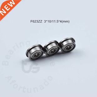 Free 11.5 10pcs Flange chrome shipping F623ZZ