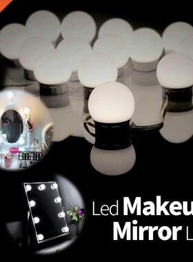 USB LED 12V Makeup Lamp Wall Light Beauty 2 6 10 14 Bulbs Ki