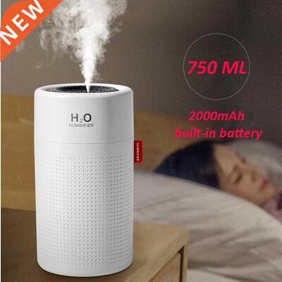 750ml Large Capacity Air Humidifier 2000mAh USB