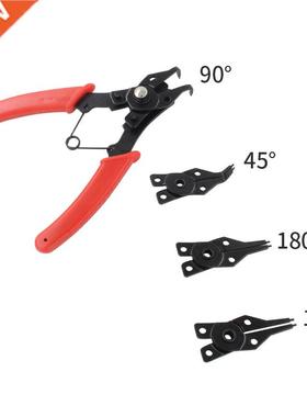 4 in1 Snap Ring Pliers Interchangable Multi Tools Retaining