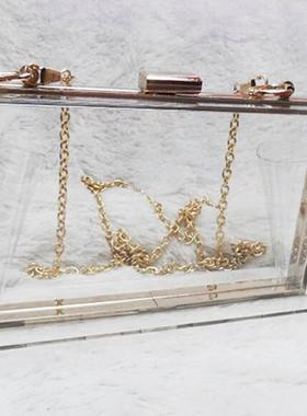 BELLA JOY Women Acrylic Clear Purse Cute Transparent Crossb