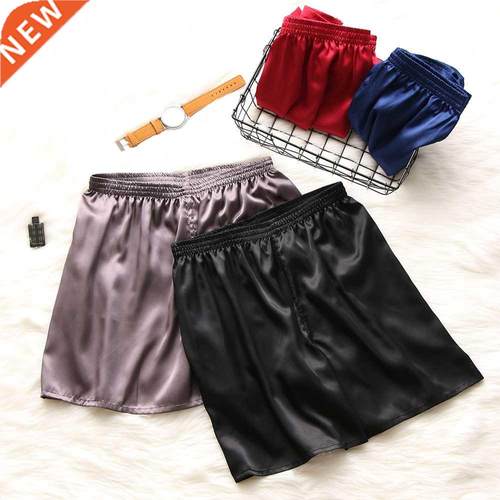 New Fashion Summer Shorts for Men Soft Comfortable Silk Sati