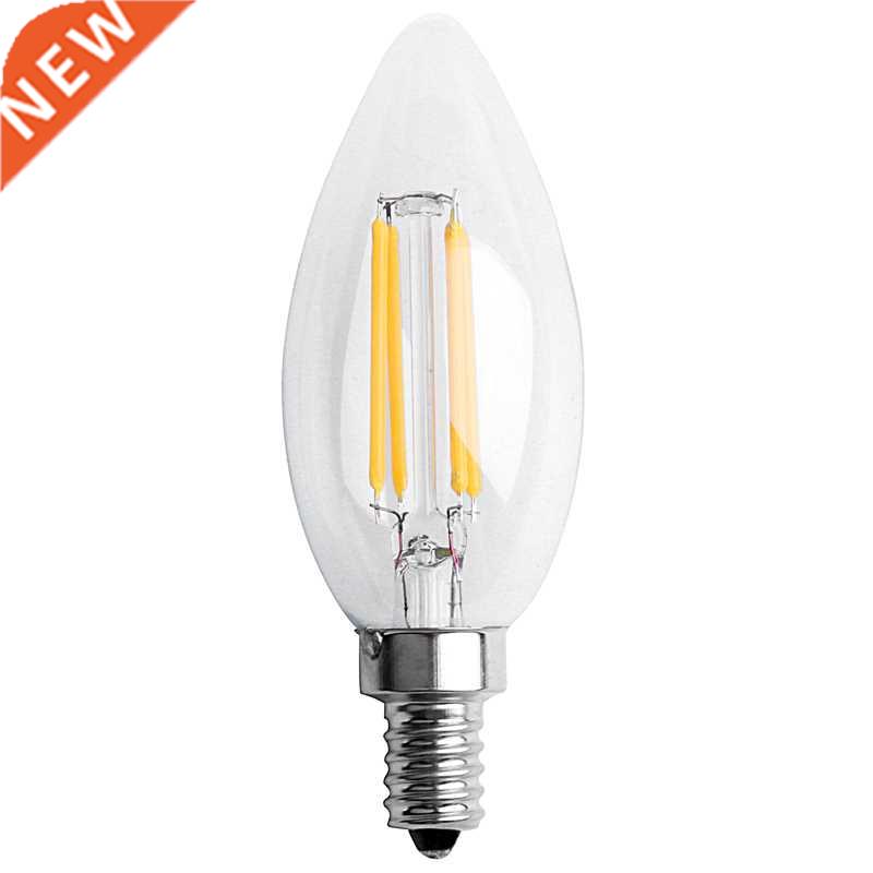 Dimmable E12 4W COB Candle Flame Filament LED Light Bulb