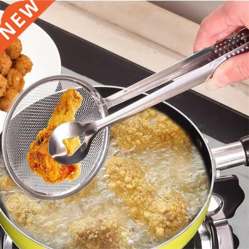 1pcs ulti-functional Non-Stick Filter Spoon With Clip Food