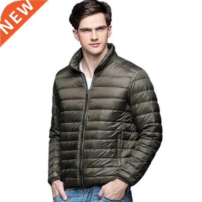 New Autumn Winter Man Duck Down Jacket Ultra Light Thin S-X