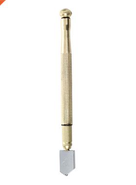 Gold Tone Nonslip Handle Oil Feed Glass Cutter 10mm20mm