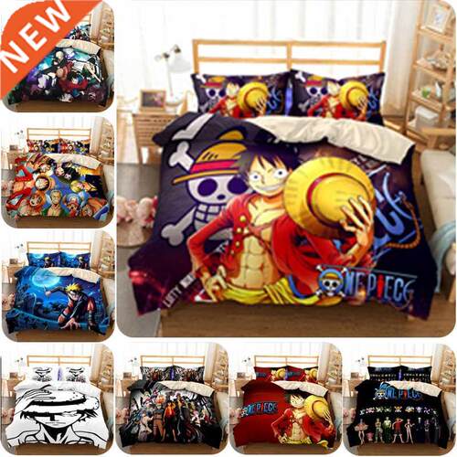 3D Printed One Piece Bedding Set Luffy Home Quilt Cover And