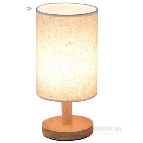Wood Table Lamps Desk Lamp for Bedroom Ins Girl's Internet