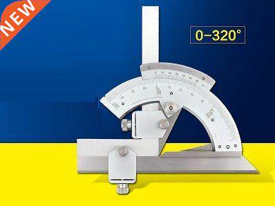 0-320 degree stainless steel universal bevel protractor
