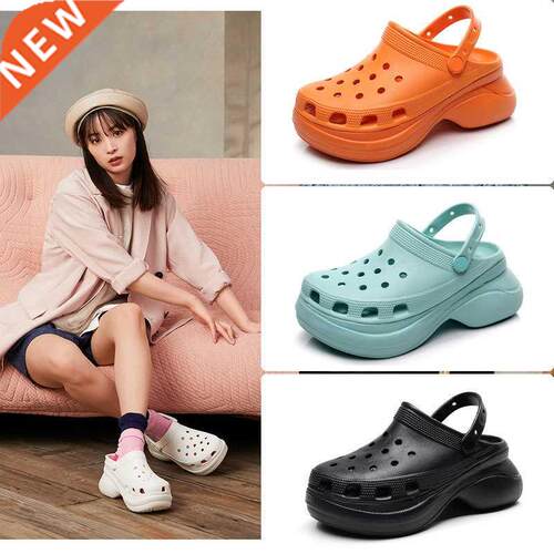slippers sandal for women summer hole shoes 厚底松软拖凉鞋女