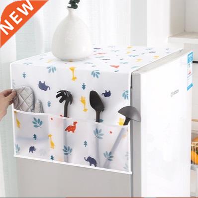 2PCS PEVA Waterproof Refrigerator Du Cover, orage