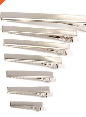 50/20pcs Metal Hair Alligator Clips 0mm/40mm/45mm/55mm/65mm