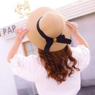 2022women sun hat summer beach cap草帽防晒沙滩太阳帽女遮阳帽