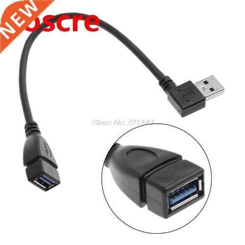 USB 3.0 Type A Left/Right Angle 90 Degree Male To Straight F