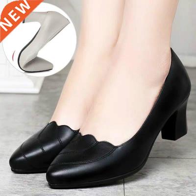 Work Shoes M Shoes Soft Sole Comfortable Mid-heel Singl