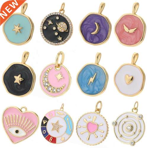 Moon Star Heart Designer Charms for Jewelry Making Supplies