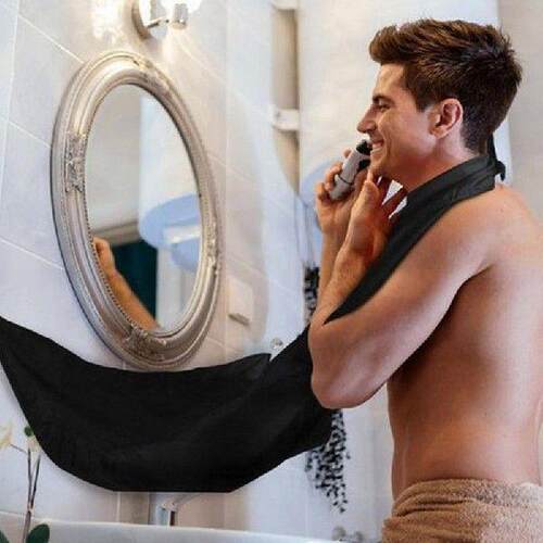 Man Bathroom Apron Male Beard Apron Razor Holder Hair Shave