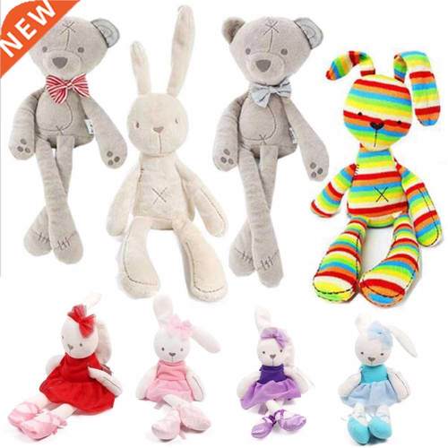 Baby Soft Brinquedos Plush Rabbit Bunny & Bear Sleeping Mate