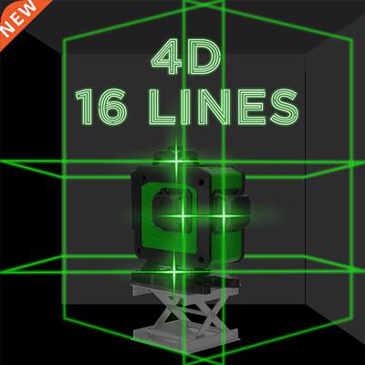 KKmoon Multifunctional 4D 16 Lines Laser Level Tool