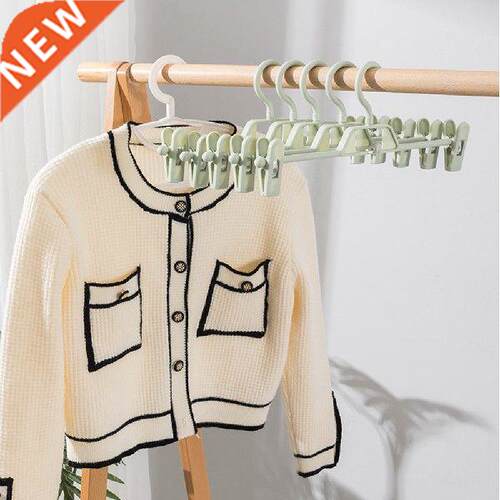 10pcs Coat Hangers Strong Clothes Hanger Drying Rack Pants