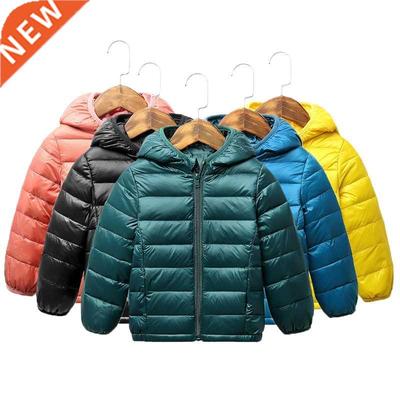 Children Winter Jacket Ultra Light Down Baby Girls Jackets K