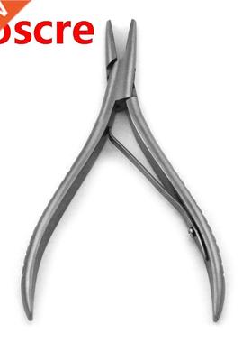 Flat Shape Stainless Steel Hair Extension Pliers Multi-Funct
