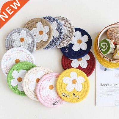 Cotton Rope Handmade Placemat Hand Woven Table Mats Napkin