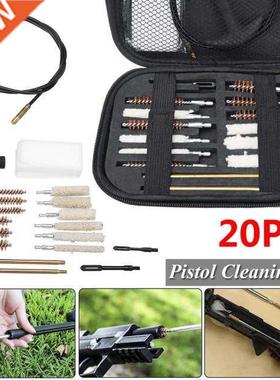 20pcs/Set Pistol Cleaning Kit Portable Rifle Brushes for Siz