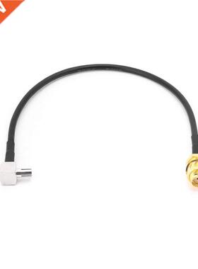 SMA Female Jack To TS9 Male Right Angle RG174 Pigtail Cable