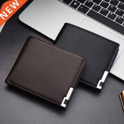 Hot Selling New Men's Short Wallet Iron Edge Korean Youth Me