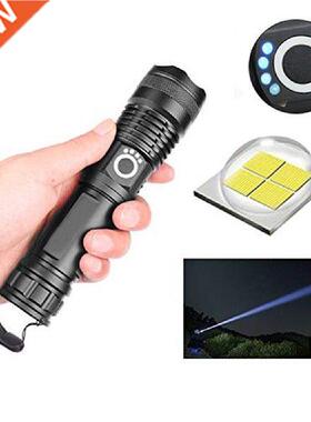 P50 High-power Retractable Dimming Rechargeable Flashlight