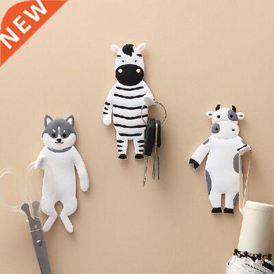 Cute Cartoon Adhesive Hook Bendable Iron Plate Decor Hook