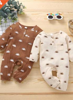 Baby Boys Girls Autumn Rompers Toddler Newborn Infant Boys S
