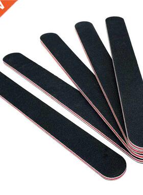 5pcs/10pcs Nailfile Professional Nail Buffer Black Sandpape