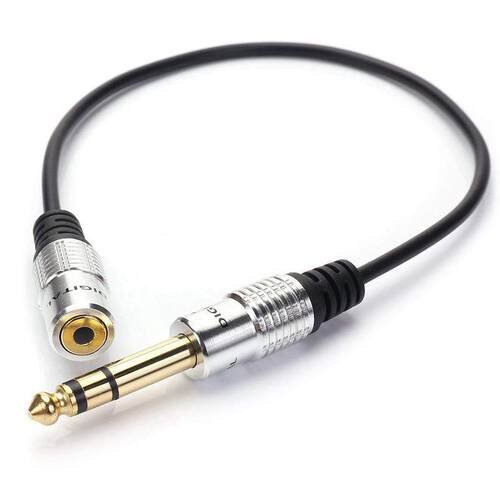 1/4 inch to 3.5mm Stereo Adapter Cable 6.35mm TRS Male to 3.