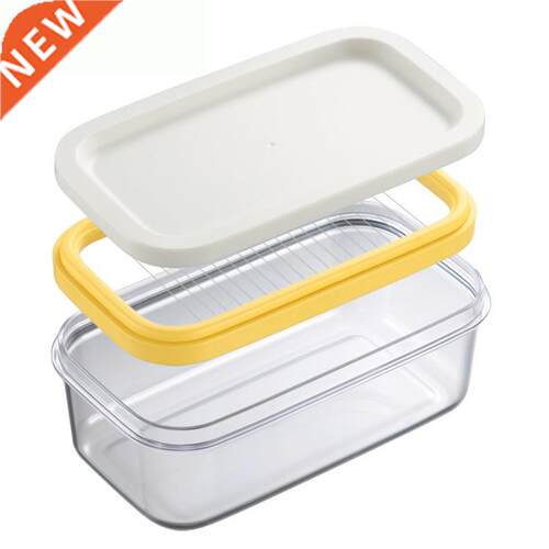 Butter Cheese Cutter Box Stainless Steel ABS Slicers Case Kn