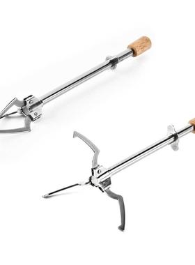 1pc Stainless Steel Multifunctional Ice Clip Clap Food Tong