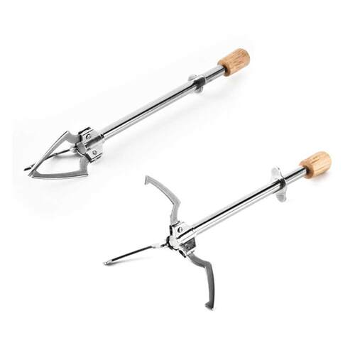 1pc Stainless Steel Multifunctional Ice Clip Clap Food Tong