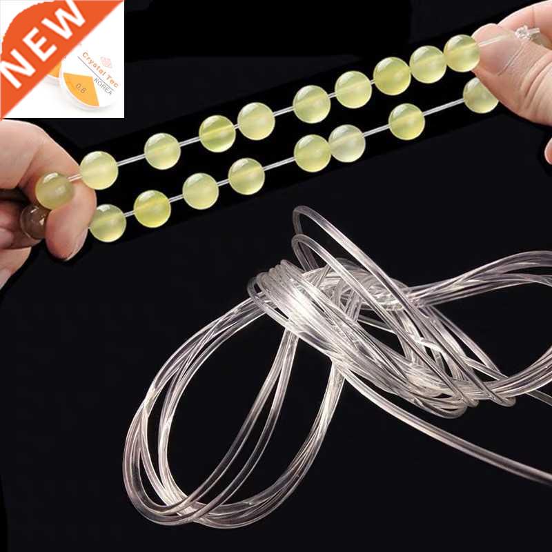 1Roll Transparent Elastic Crystal Line Beading Cord String W