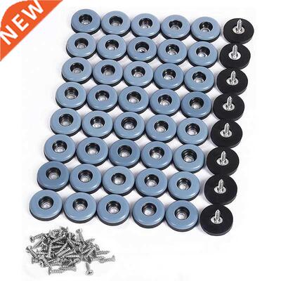48Pcs Furniture Gliders PTFE Easy Moving Sliders with Screw
