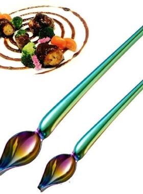 5pcs Creative Spoon Decorate Food Draw Tool Design Sauce