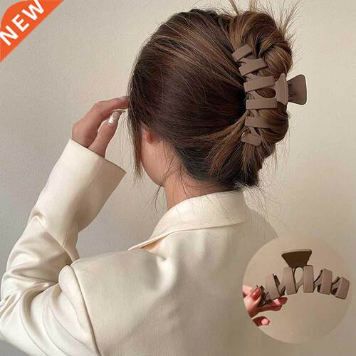 Matte Large tail Shark Hair Clip for Women Fashion Korean Cl
